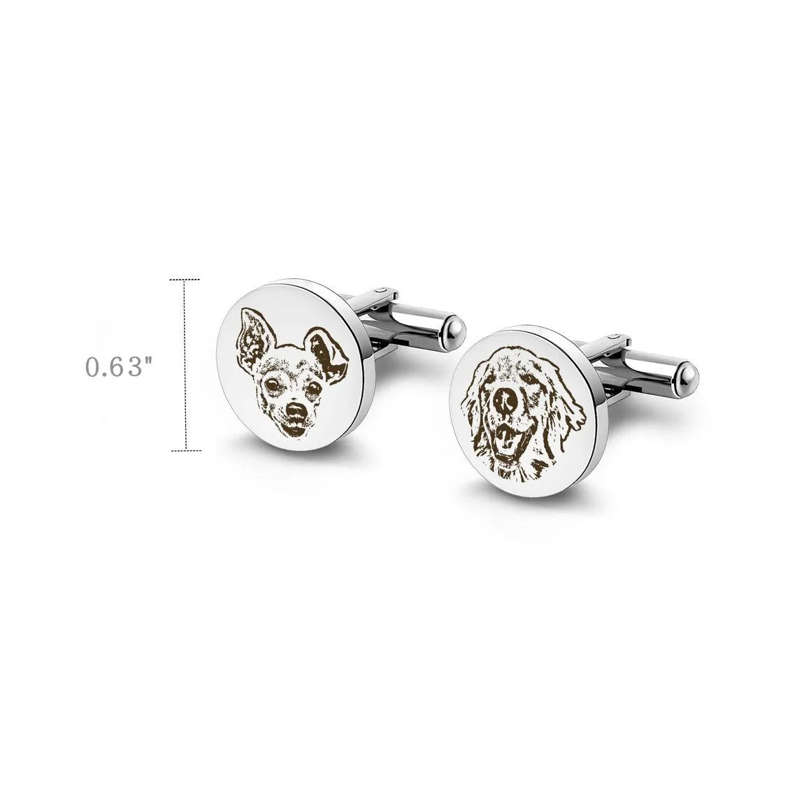 Pet Head Cufflinks