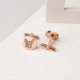 Personalized Pet Head Cufflinks