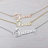 Crown Necklace Customized Name Couple Gift