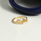 Engraved Name Ring