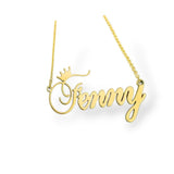 Crown Necklace Customized Name Couple Gift