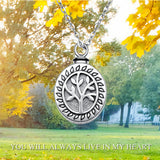 925 Sterling Silver Tree of Life Necklace Opens in Memory of Pet Loved One Urn Necklace