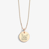 Pet Portrait & Name Necklace
