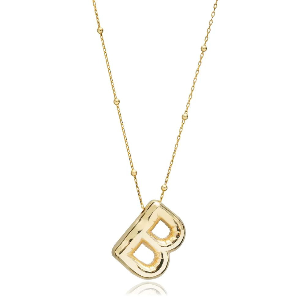 Alphabet Necklace 3D Bubble Letters