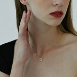 Double Alphabet Letter Necklace