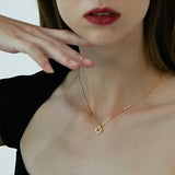 Double Alphabet Letter Necklace