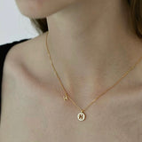 Double Alphabet Letter Necklace
