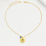 Pet Portrait Name Necklace