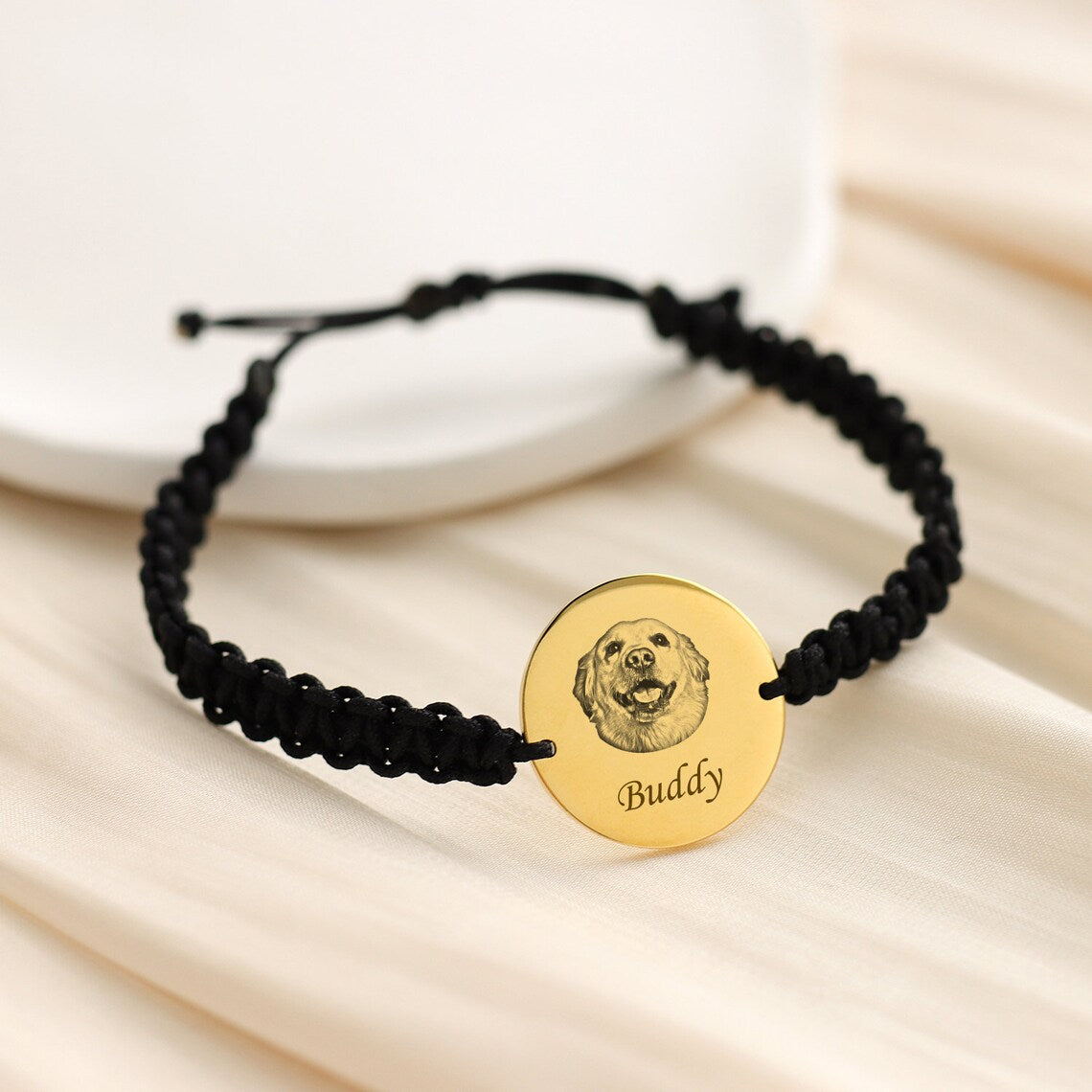 Personalized Pet Photo Name Bracelets