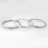 Personalized Name Ring Mother's Day Custom Gift