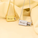 Customized Text  Photo  Love Neckalce