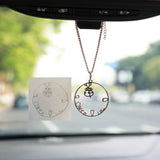 Personalized Round Children's Painting Car Charm