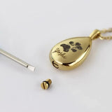 Teardrop Pet Urn Necklace