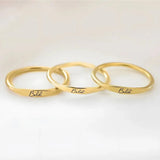 Simple Name Ring