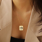 Oblong Picture Necklace