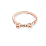 Dog Bone Name Ring