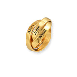Three Circles Name Ring