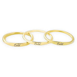 Simple Name Ring