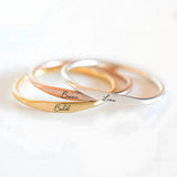 Simple Name Ring