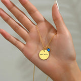Pet Portrait Name Necklace