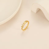 Name Chain Ring