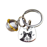 Customized Pet Fur & Portrait Keychains