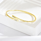 Custom Engraved Double Name Bangle Bracelets