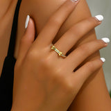Dog Bone Name Ring