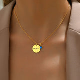 Pet Portrait Name Necklace