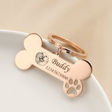 Custom Engraving Personalized Dog Bone Collar