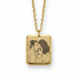 Oblong Picture Necklace