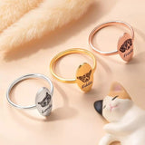Pet Portrait Signet Ring