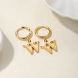 Personalized Gold Initial Earrings