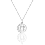 Foot & Hand Print Necklace