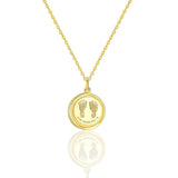 Foot & Hand Print Necklace