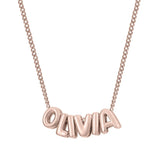 3D Bubble Name Necklace