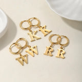 Personalized Gold Initial Earrings