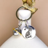 Customized Pet Fur & Portrait Keychains