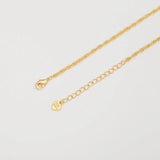 Gold Plated Coin Pearl Pendant Necklace