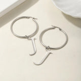 Personalized Letter Oversized Earrings