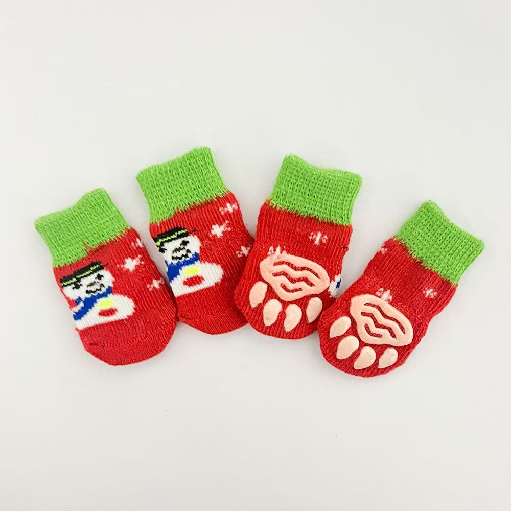 Free Membership Gift-Pet Dog and Cat Socks Non-Slip Christmas Socks