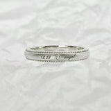 Lace Edge Couple Rings