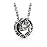 Six Words Sterling Silver Necklace for Boys