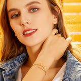 Name & Diamond Opening Bracelet