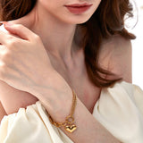 Vintage Heart Bracelet