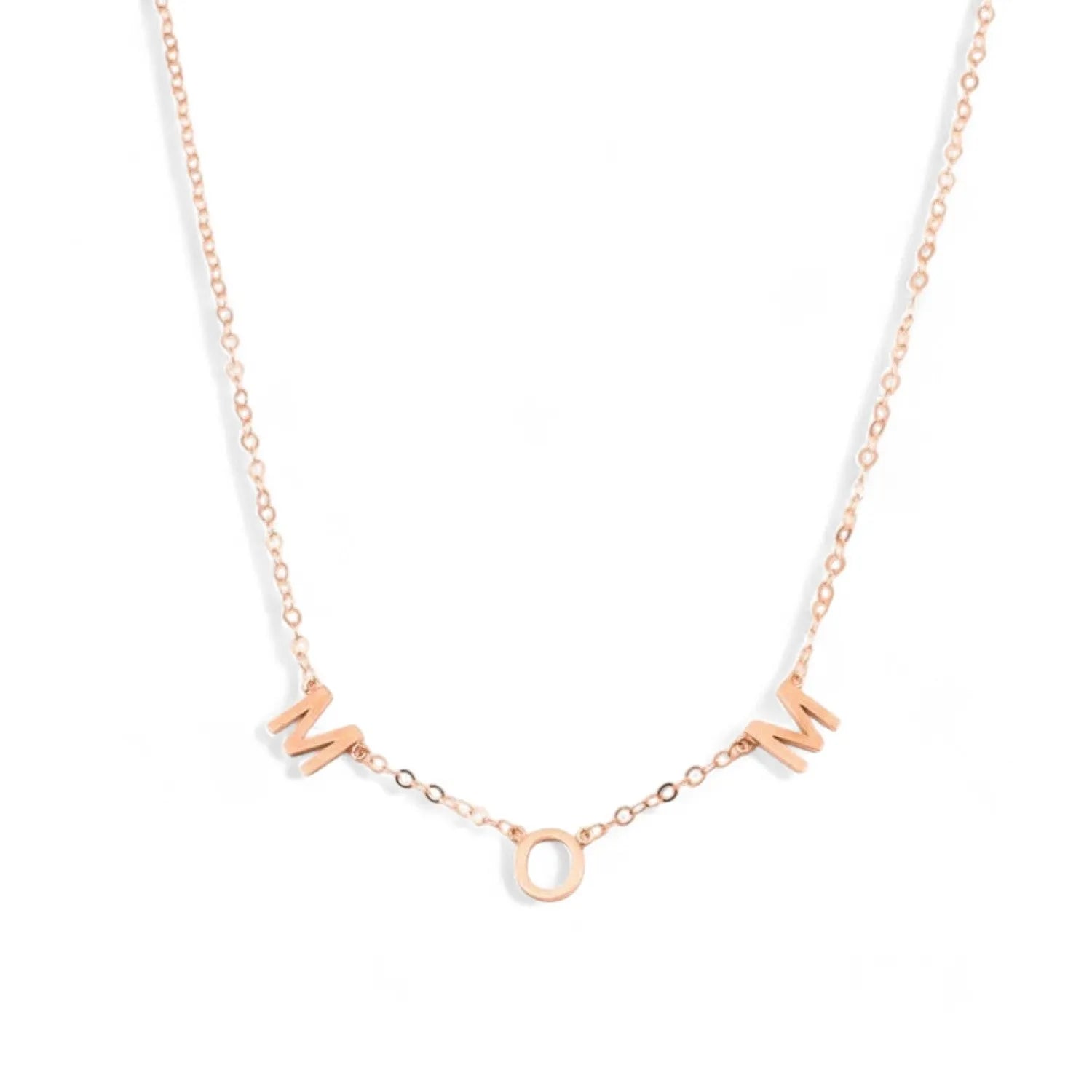 Alphanumeric Collarbone Necklace