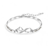 Customized Name Infinity & Love Bracelet