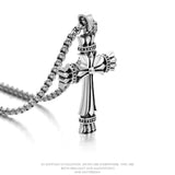 Sterling Silver Vintage Cross Hipster Necklace