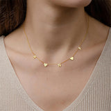 Alphanumeric Collarbone Necklace