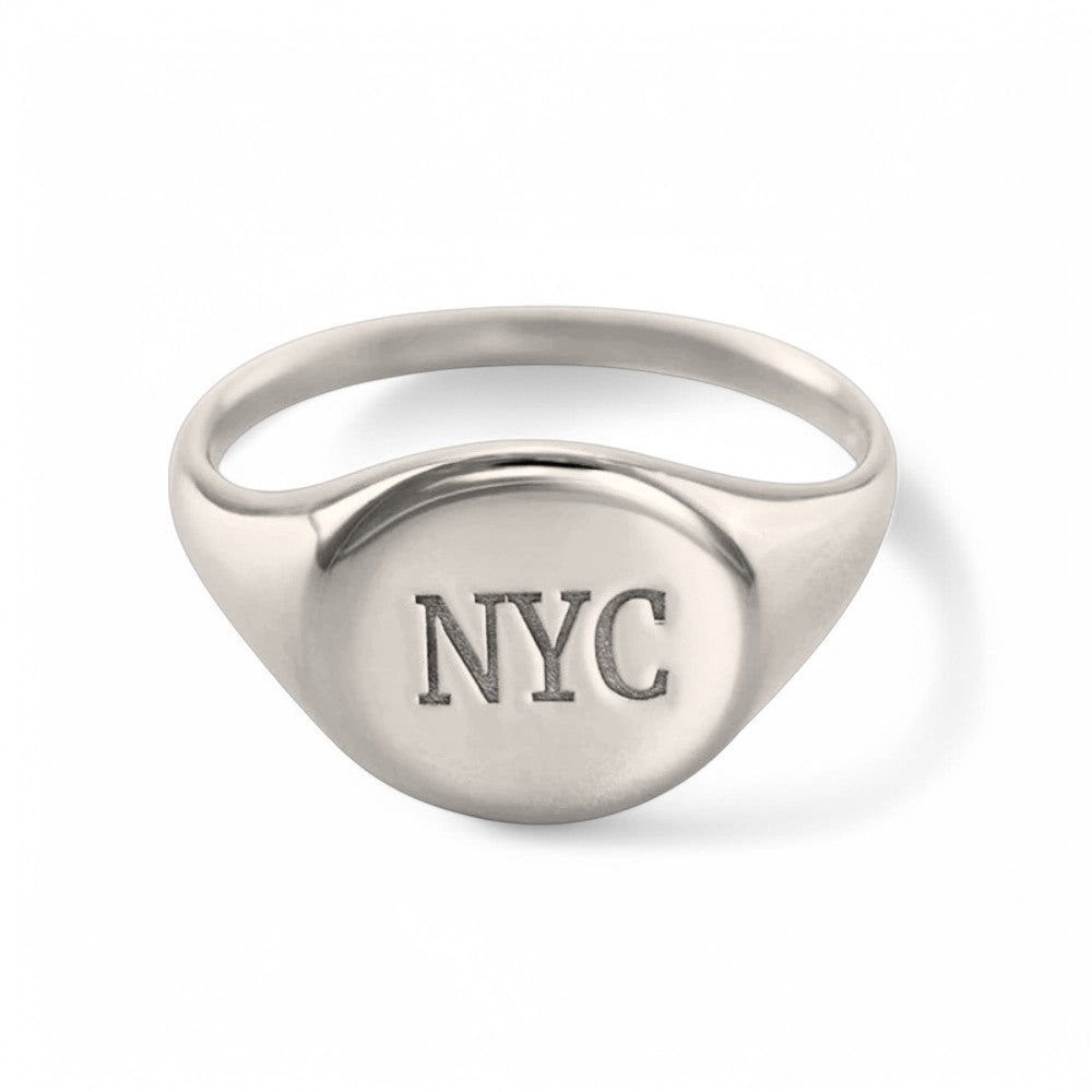Signet Name Ring
